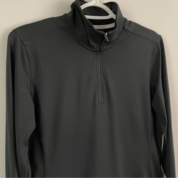 Nike Golf Dri Fit 1/2 Zip Pullover Black Size Medium - Picture 3 of 6